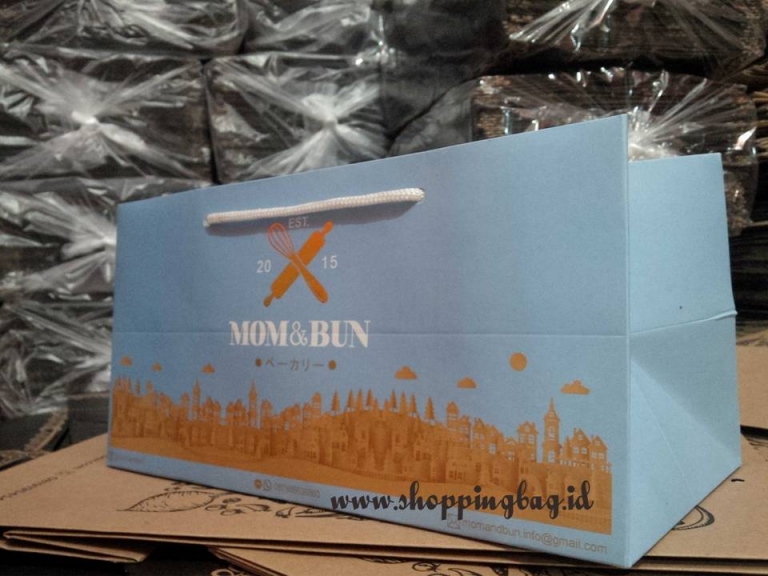 Cetak Paper Bag Brownies Laminating - Call 0821.3359.0101